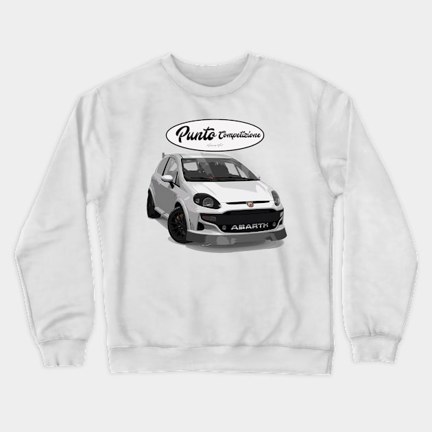 Punto Competizione Bianco Crewneck Sweatshirt by PjesusArt